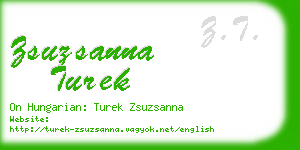 zsuzsanna turek business card